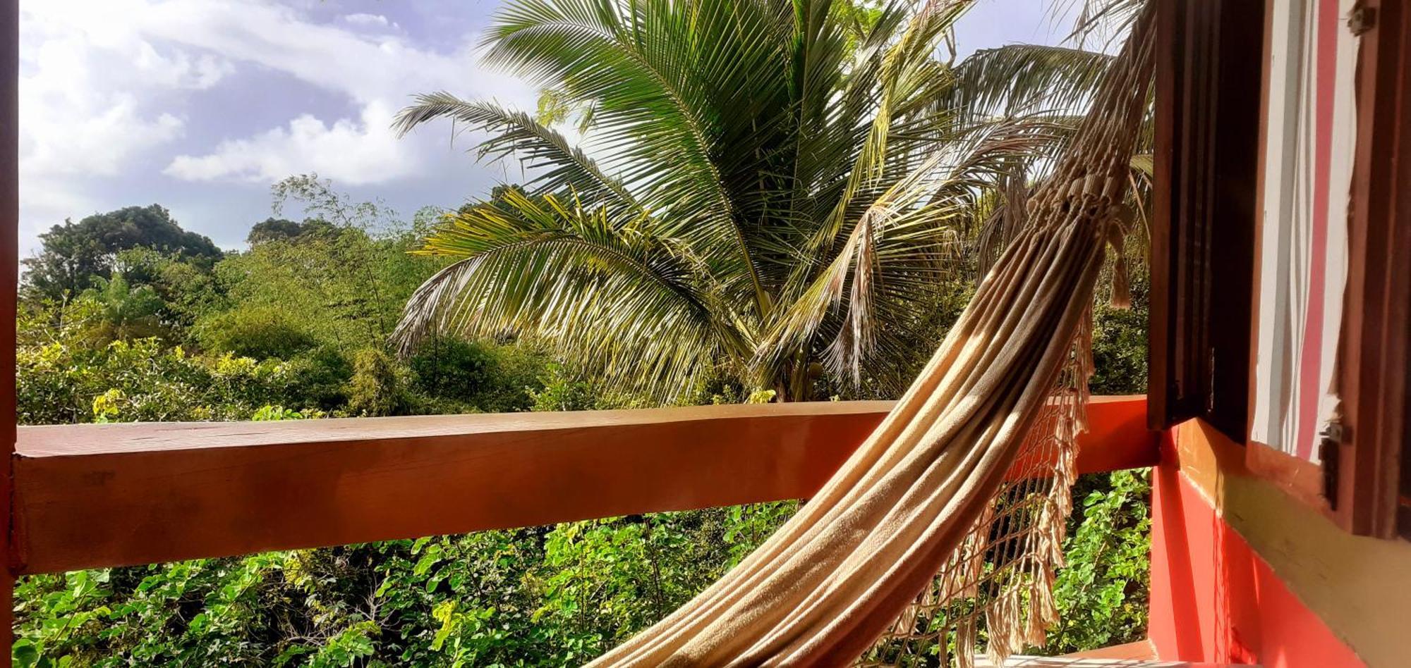 Novos Baianos Hostel E Pousada Porto Seguro Eksteriør bilde Hammock in the Caribbean